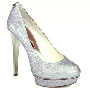Michael Kors: Metallic Glitter Platform High Heels